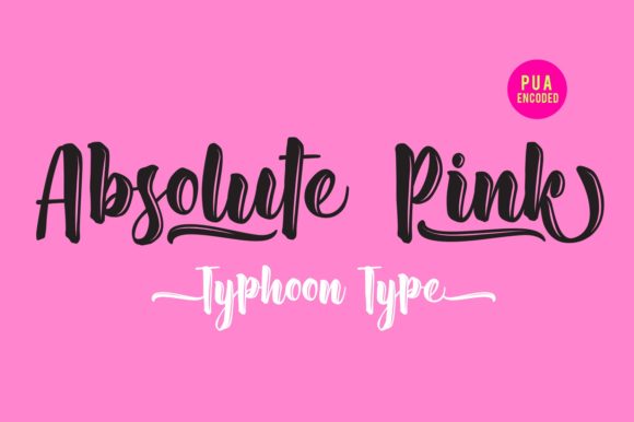 Absolute Pink Font Review for Web Designers