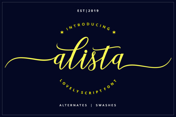 Alista Typeface for Elegant Editorial Design