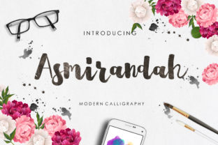 Asmirandah: A Modern Calligraphy Typeface for Branding