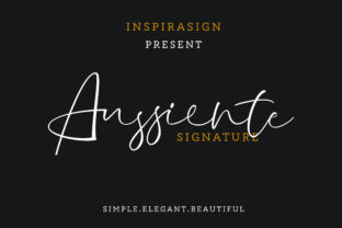 Aussiente: A Script Font for Editorial Soul