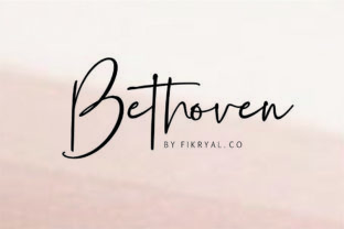 Bethoven: A Handwritten Font for Warm Branding