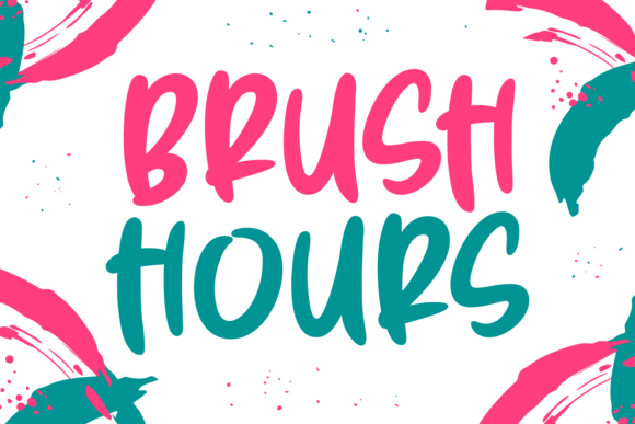 Brush Hours Font: A Fresh Typeface for Branding
