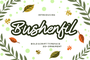 Bushenfil: A Handwritten Font for Authentic Branding