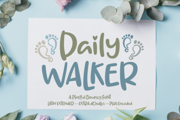 Daily Walker Font for Small Business Branding