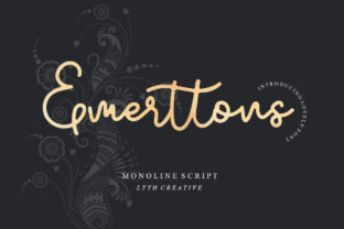 Emerttons: A Handwritten Typeface for Elegant Editorial Design