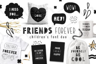 Friends Forever Duo: A Warm Typeface for Branding