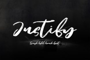 Justify Font: Elevate Web Design with Textured Script