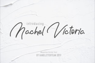 Nachel Victoria Font for Crafters