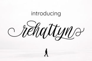 Rehattyn: A Modern Script Font for Editorial Design