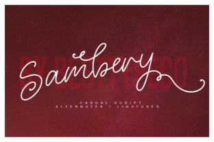 Sambery: A Handmade Script Font for Editorial Design