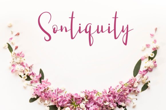 Sontiquity: A Handwritten Font for Polished Branding