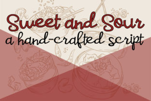 Sweet and Sour: A Hand-Crafted Script Font for Editorial Design