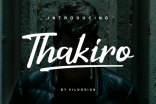 Thakiro: The Modern Script Font for Bold Branding