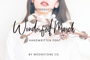 Wonderful March: A Premium Script Font for Web Design